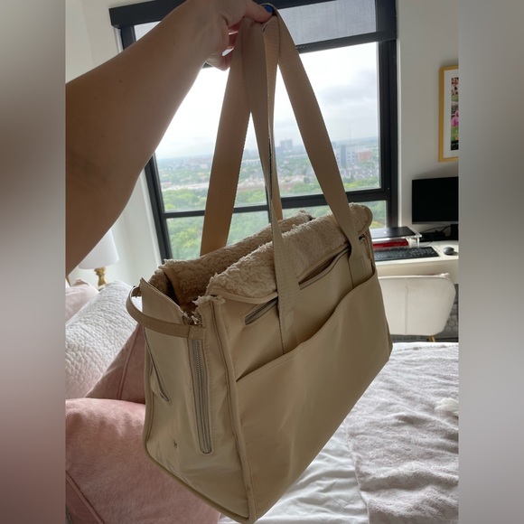 BEIS Bags Beis Tan Dog Carrier Poshmark
